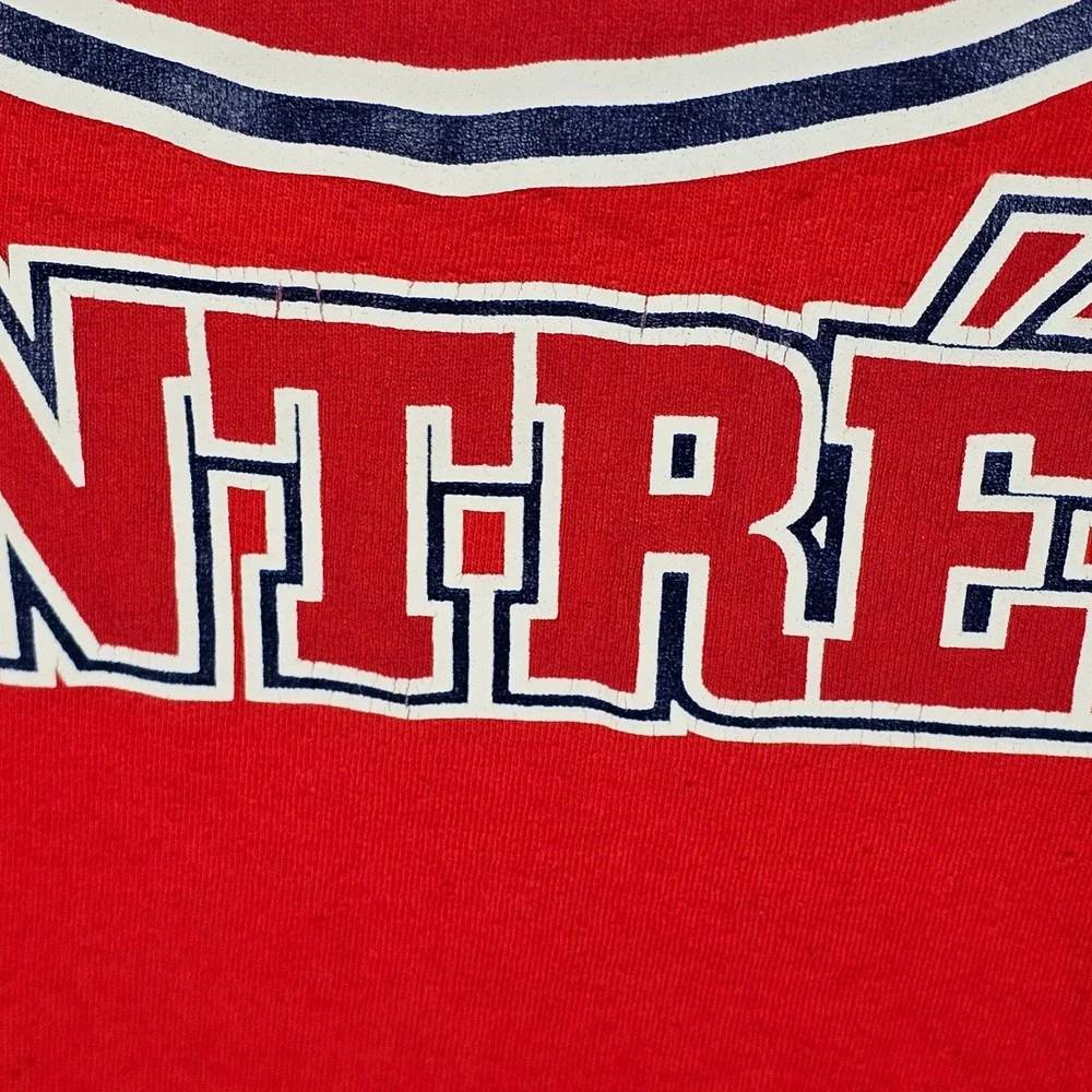 Gildan T-Shirt Mens XL Montreal Canadiens NHL Hockey Graphic Heavy Cotton Y2K